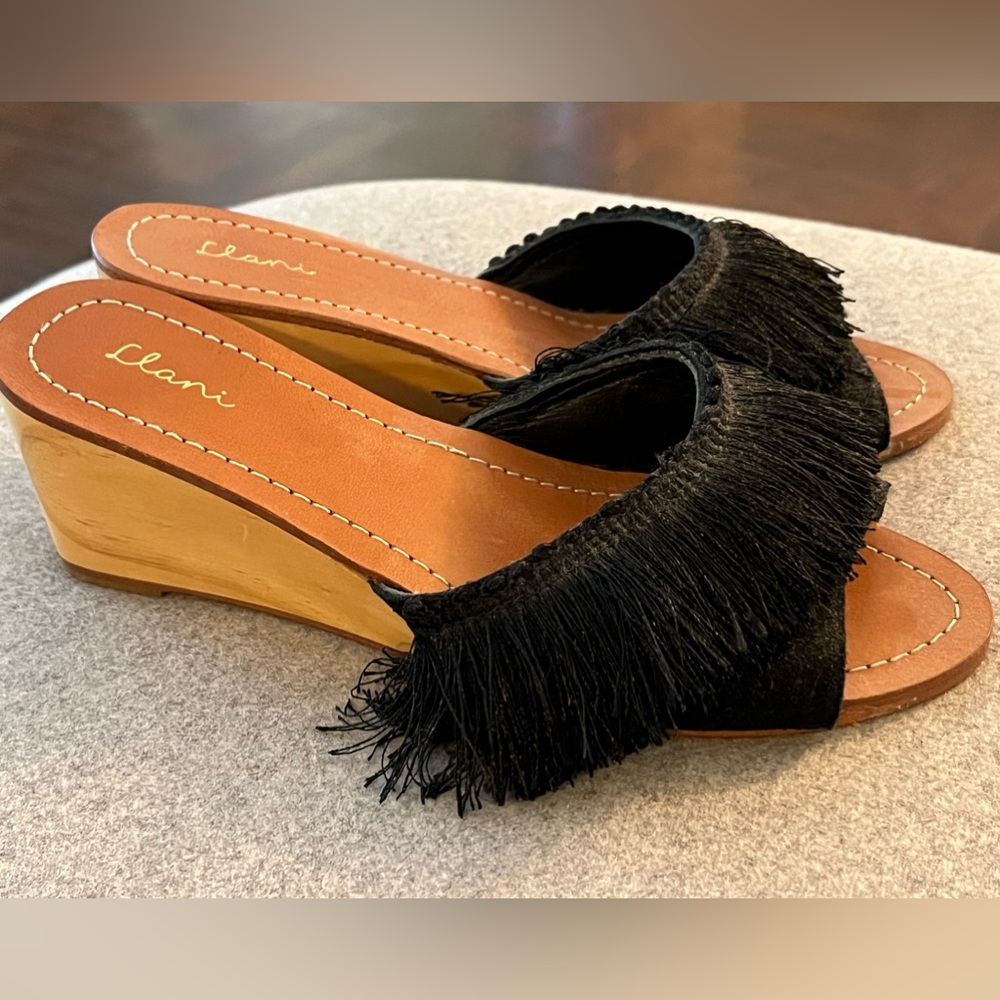Llani shoe, Wedge, black